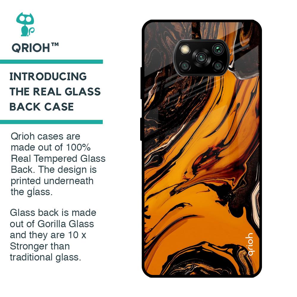 Secret Vapor Glass Case for Poco X3 Pro
