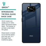 Overshadow Blue Glass Case For Poco X3 Pro