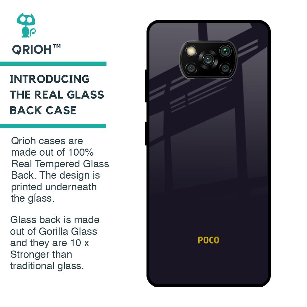 Deadlock Black Glass Case For Poco X3 Pro