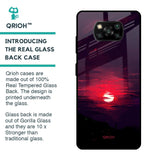 Morning Red Sky Glass Case For Poco X3 Pro