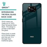Hunter Green Glass Case For Poco X3 Pro