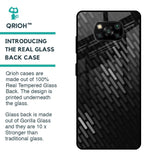 Dark Abstract Pattern Glass Case For Poco X3 Pro