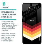 Abstract Arrow Pattern Glass Case For Poco X3 Pro