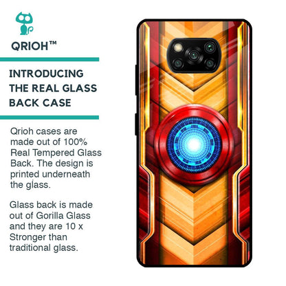 Arc Reactor Glass Case for Poco X3 Pro