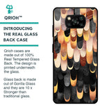 Bronze Abstract Glass Case for Poco X3 Pro
