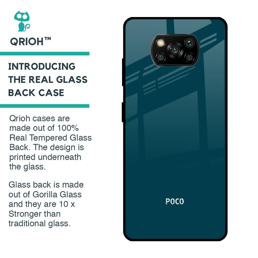 Emerald Glass Case for Poco X3 Pro