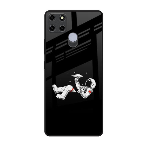Space Traveller Realme C25 Glass Back Cover Online