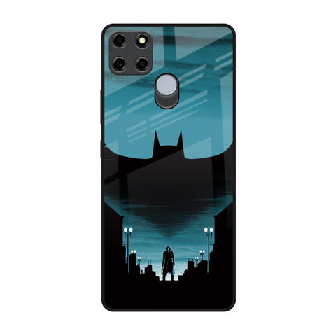 Cyan Bat Realme C25 Glass Back Cover Online