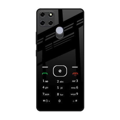 Classic Keypad Pattern Realme C25 Glass Back Cover Online