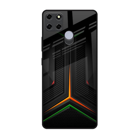 Modern Ultra Chevron Realme C25 Glass Back Cover Online