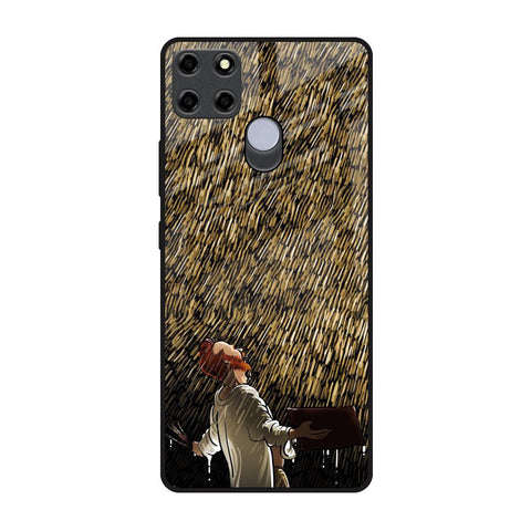 Rain Festival Realme C25 Glass Back Cover Online