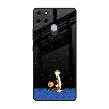 Night Sky Star Realme C25 Glass Back Cover Online