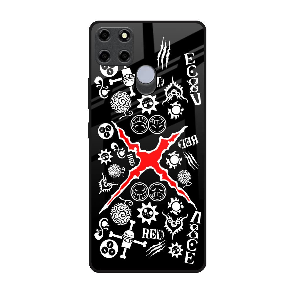 Red Zone Realme C25 Glass Back Cover Online