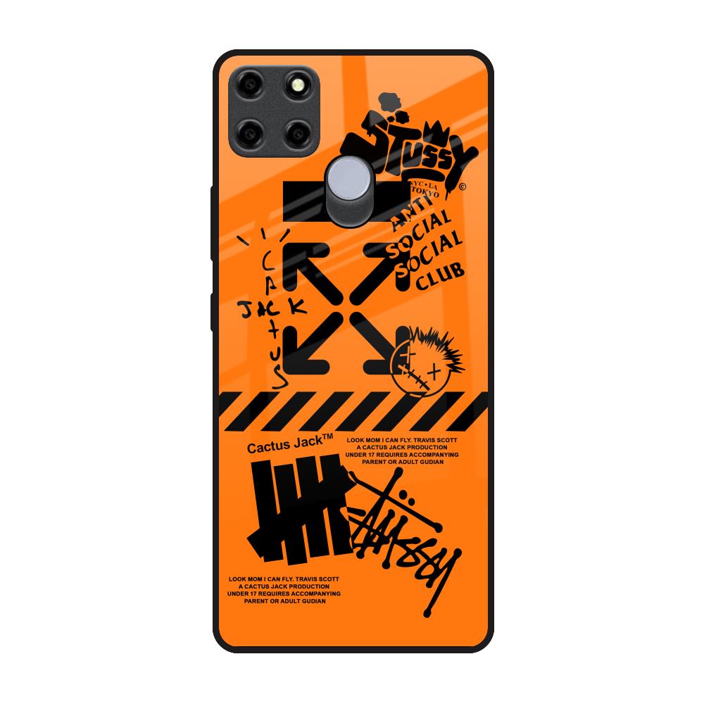 Anti Social Club Realme C25 Glass Back Cover Online