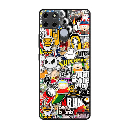 Boosted Realme C25 Glass Back Cover Online