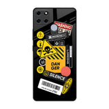 Danger Signs Realme C25 Glass Back Cover Online