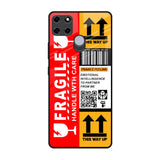Handle With Care Realme C25 Glass Back Cover Online