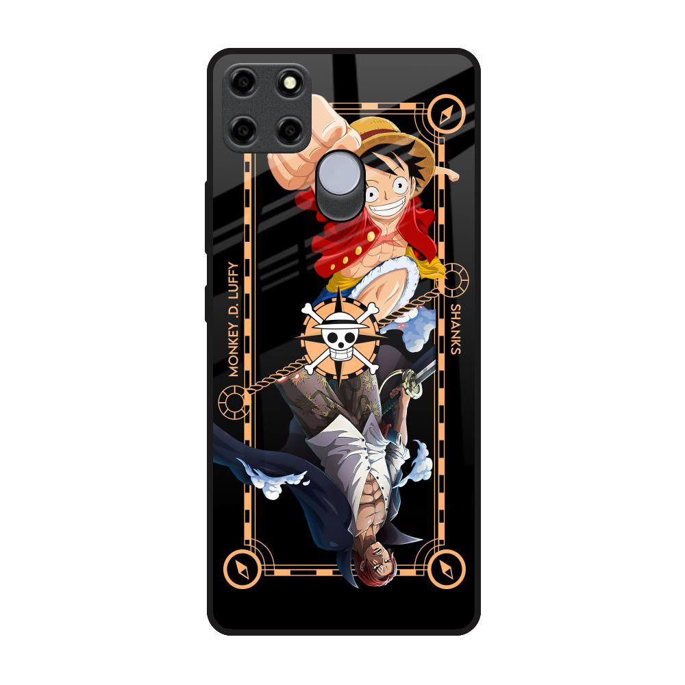 Shanks & Luffy Realme C25 Glass Back Cover Online