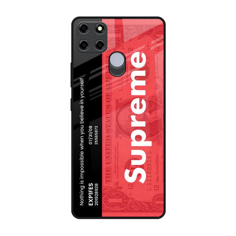 Supreme Ticket Realme C25 Glass Back Cover Online