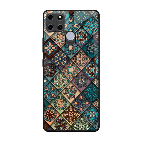 Retro Art Realme C25 Glass Back Cover Online