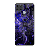 Techno Color Pattern Realme C25 Glass Back Cover Online