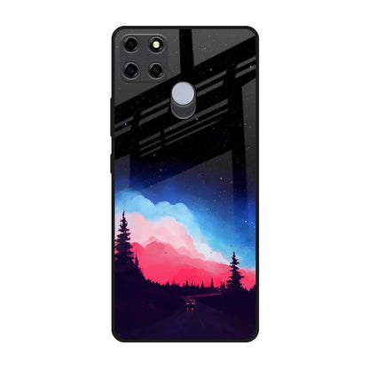 Drive In Dark Realme C25 Glass Back Cover Online