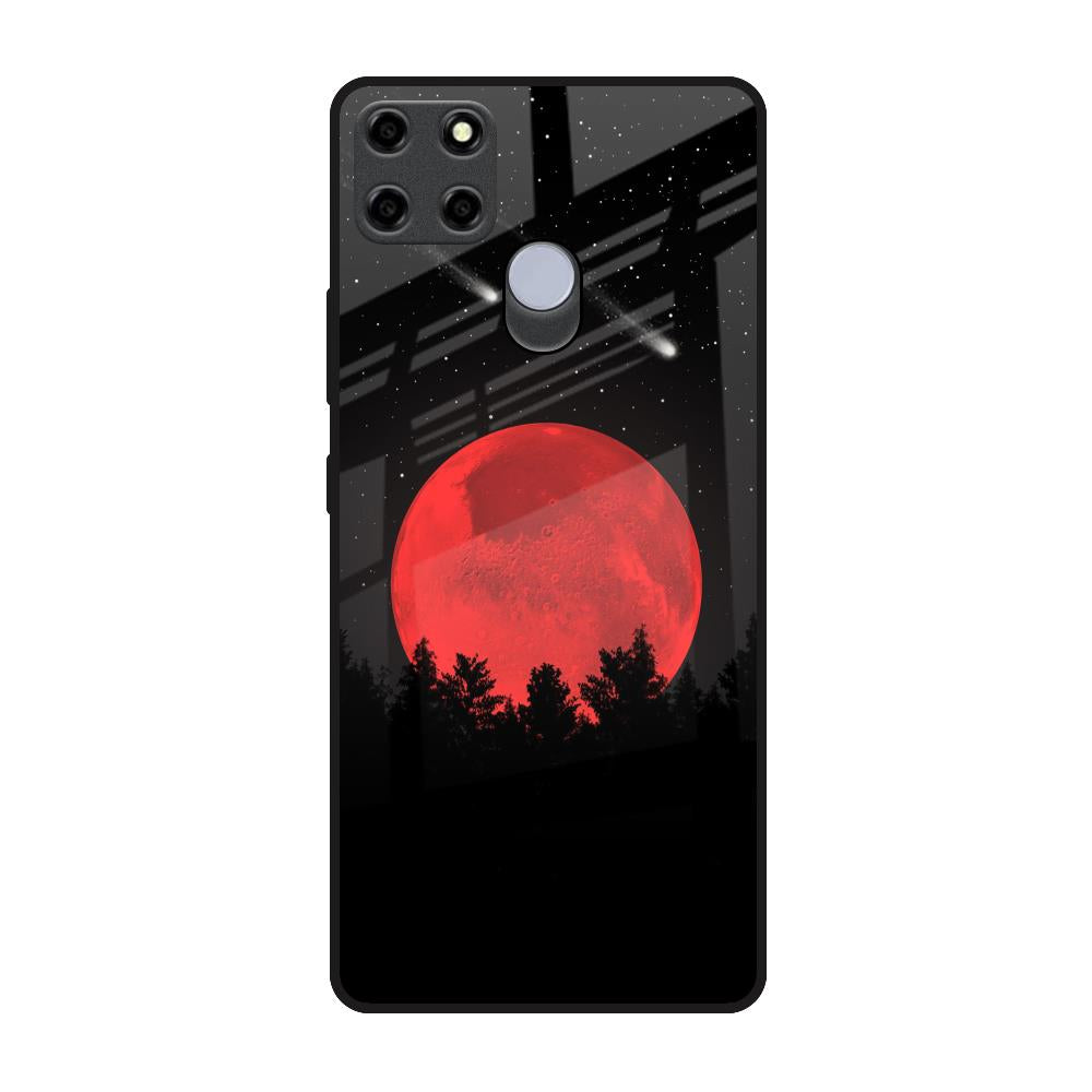 Moonlight Aesthetic Realme C25 Glass Back Cover Online