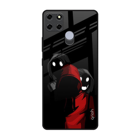Shadow Character Realme C25 Glass Back Cover Online