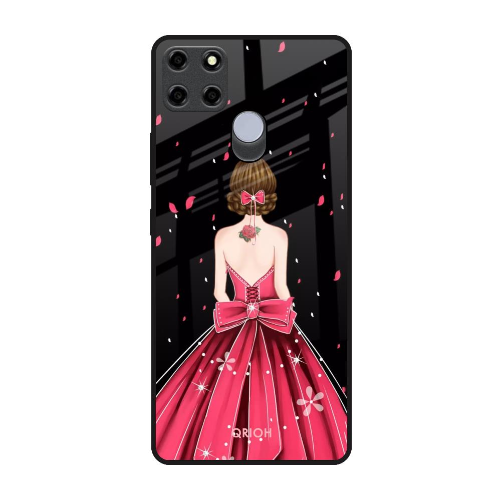 Fashion Princess Realme C25 Glass Back Cover Online