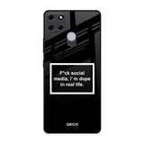 Dope In Life Realme C25 Glass Back Cover Online