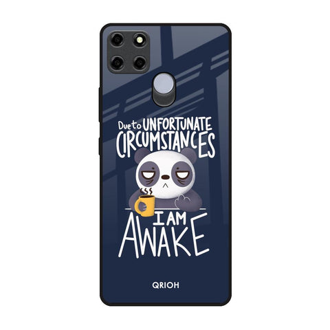 Struggling Panda Realme C25 Glass Back Cover Online
