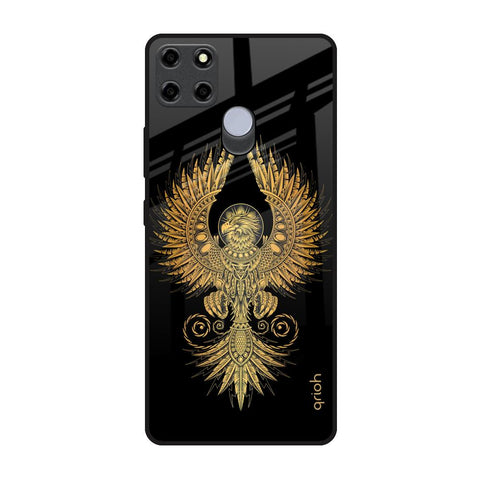 Mythical Phoenix Art Realme C25 Glass Back Cover Online