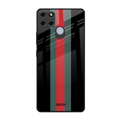 Vertical Stripes Realme C25 Glass Back Cover Online