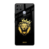 Lion The King Realme C25 Glass Back Cover Online