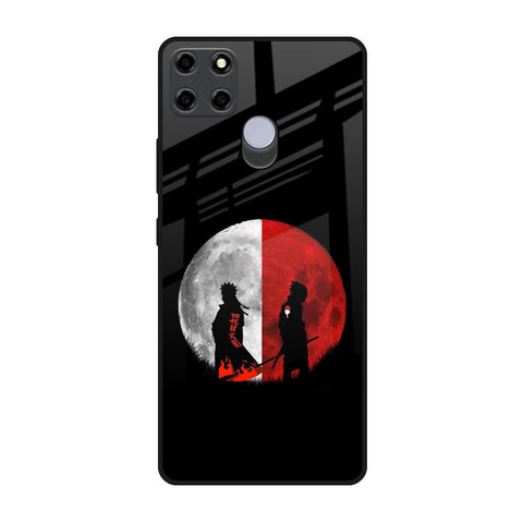 Anime Red Moon Realme C25 Glass Back Cover Online