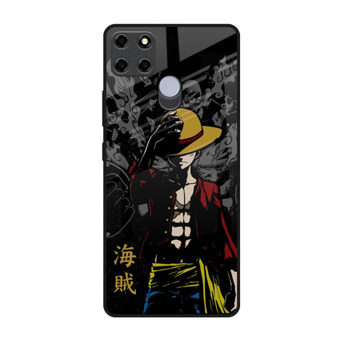 Dark Luffy Realme C25 Glass Back Cover Online