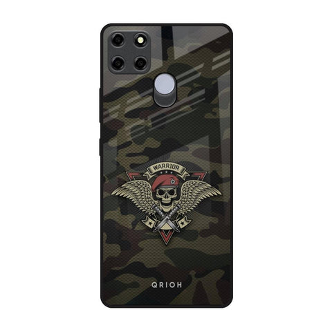 Army Warrior Realme C25 Glass Back Cover Online