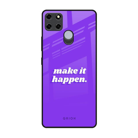 Make it Happen Realme C25 Glass Back Cover Online