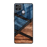 Wooden Tiles Realme C25 Glass Back Cover Online