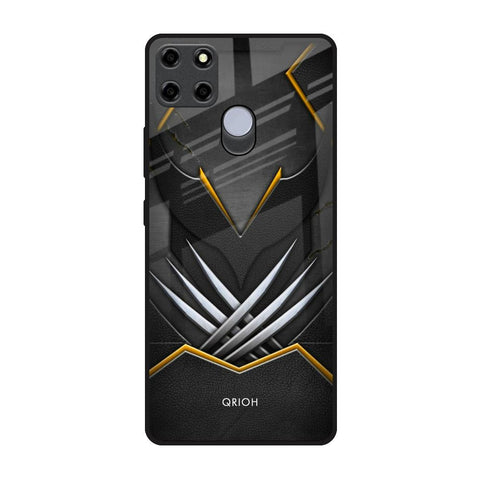 Black Warrior Realme C25 Glass Back Cover Online