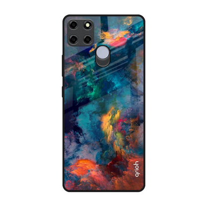Cloudburst Realme C25 Glass Back Cover Online