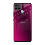 Pink Burst Realme C25 Glass Back Cover Online