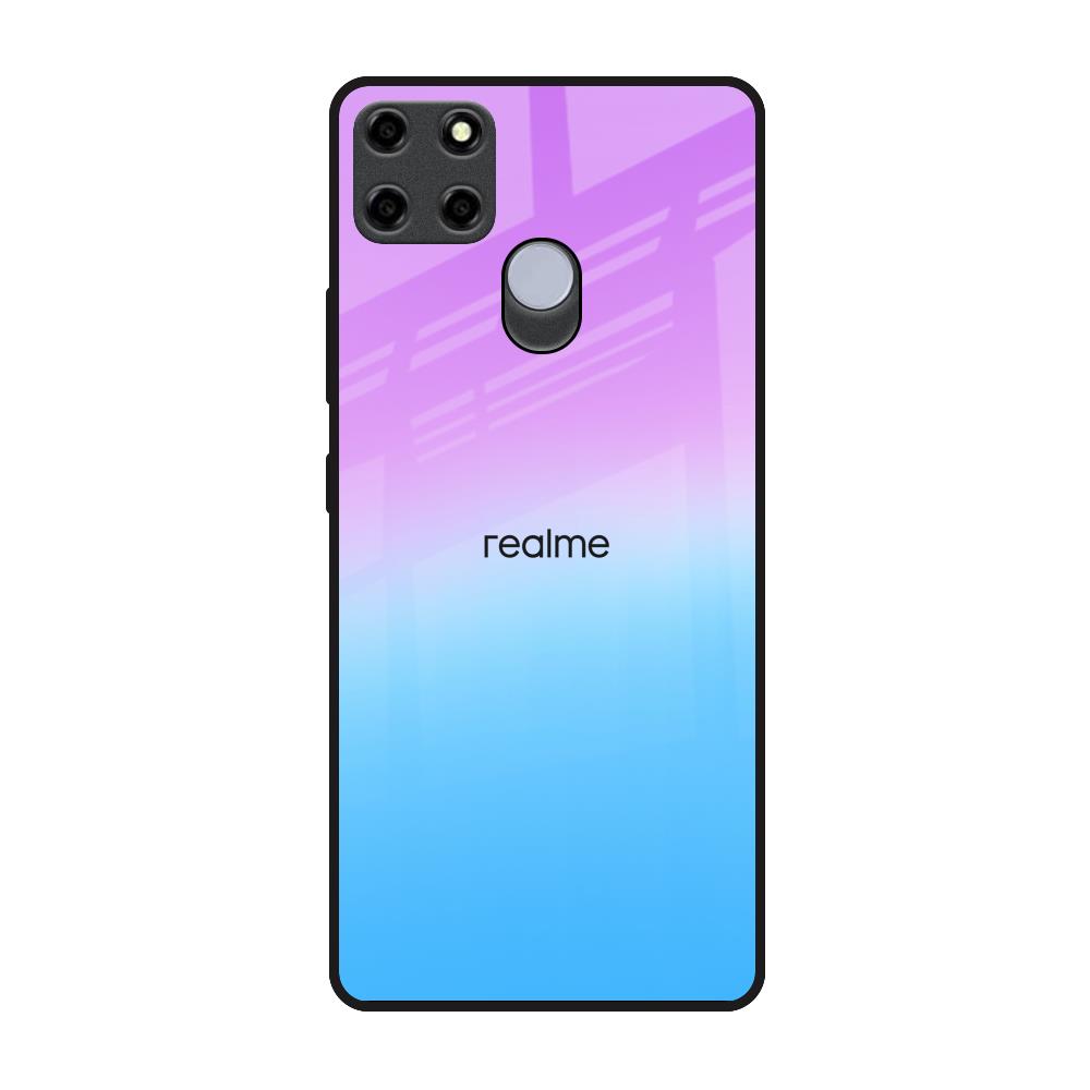 Unicorn Pattern Realme C25 Glass Back Cover Online