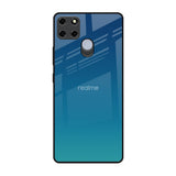 Celestial Blue Realme C25 Glass Back Cover Online