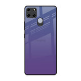 Indigo Pastel Realme C25 Glass Back Cover Online