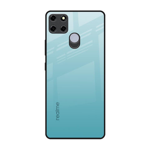 Arctic Blue Realme C25 Glass Back Cover Online