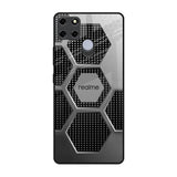 Hexagon Style Realme C25 Glass Back Cover Online