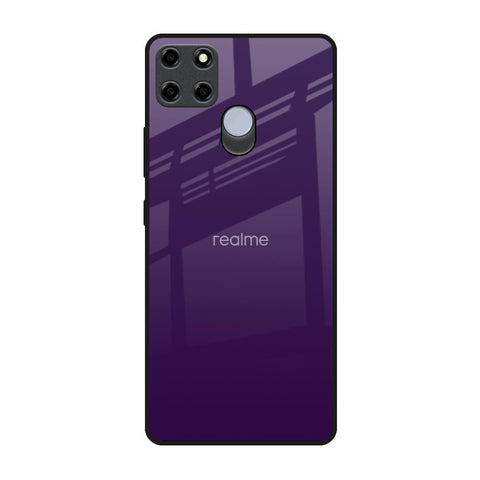 Dark Purple Realme C25 Glass Back Cover Online