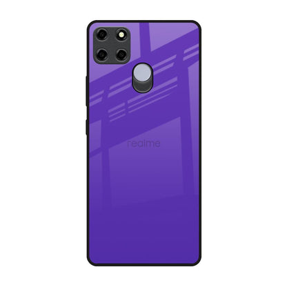 Amethyst Purple Realme C25 Glass Back Cover Online