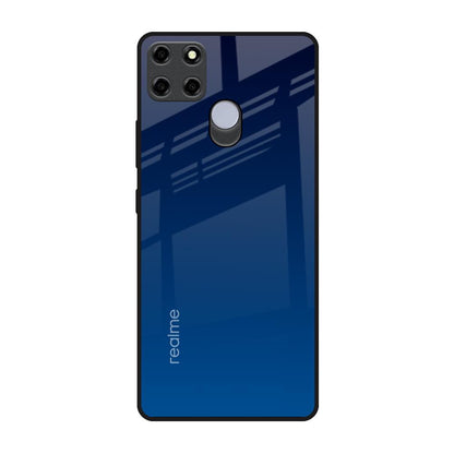 Very Blue Realme C25 Glass Back Cover Online